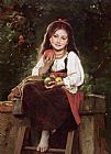 Famous Apple Paintings - The Apple Picker